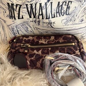 MZ Wallace small crossbody bag - leopard print